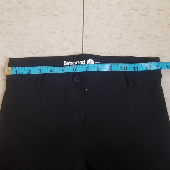 SOLD - Betabrand Black Yoga Dresspants - Picture 6 of 8